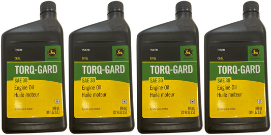 John Deere (4-Pack) Original Equipment 32 oz. SAE 30 Oil - TY26790