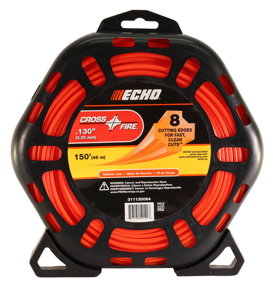 Echo Original Equipment Cross-Fire Trimmer Line, .130 Gauge 150 ft. 1 lb Donut - 311130064