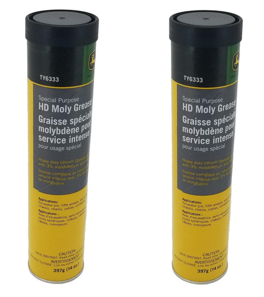 John Deere Original Equipment HD Moly Grease Grease (SET OF 2) - TY6333