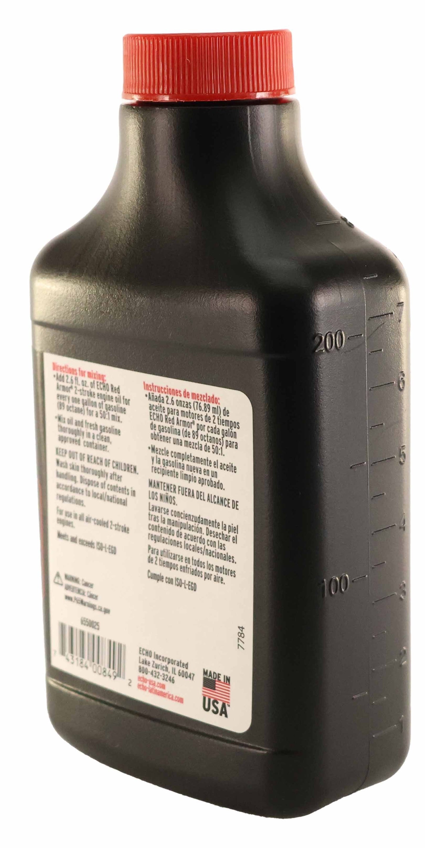 Echo Original Equipment Red Armor 2-Cycle Engine Oil (6.4 fl oz Bottle) - 6550025