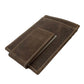 John Deere Mens Distressed Leather Money Clip Wallet - LP74727
