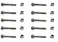 John Deere (10 PACK) Original Equipment 19M8321/14M7397 Screw and Nut Kit - 19M8321B