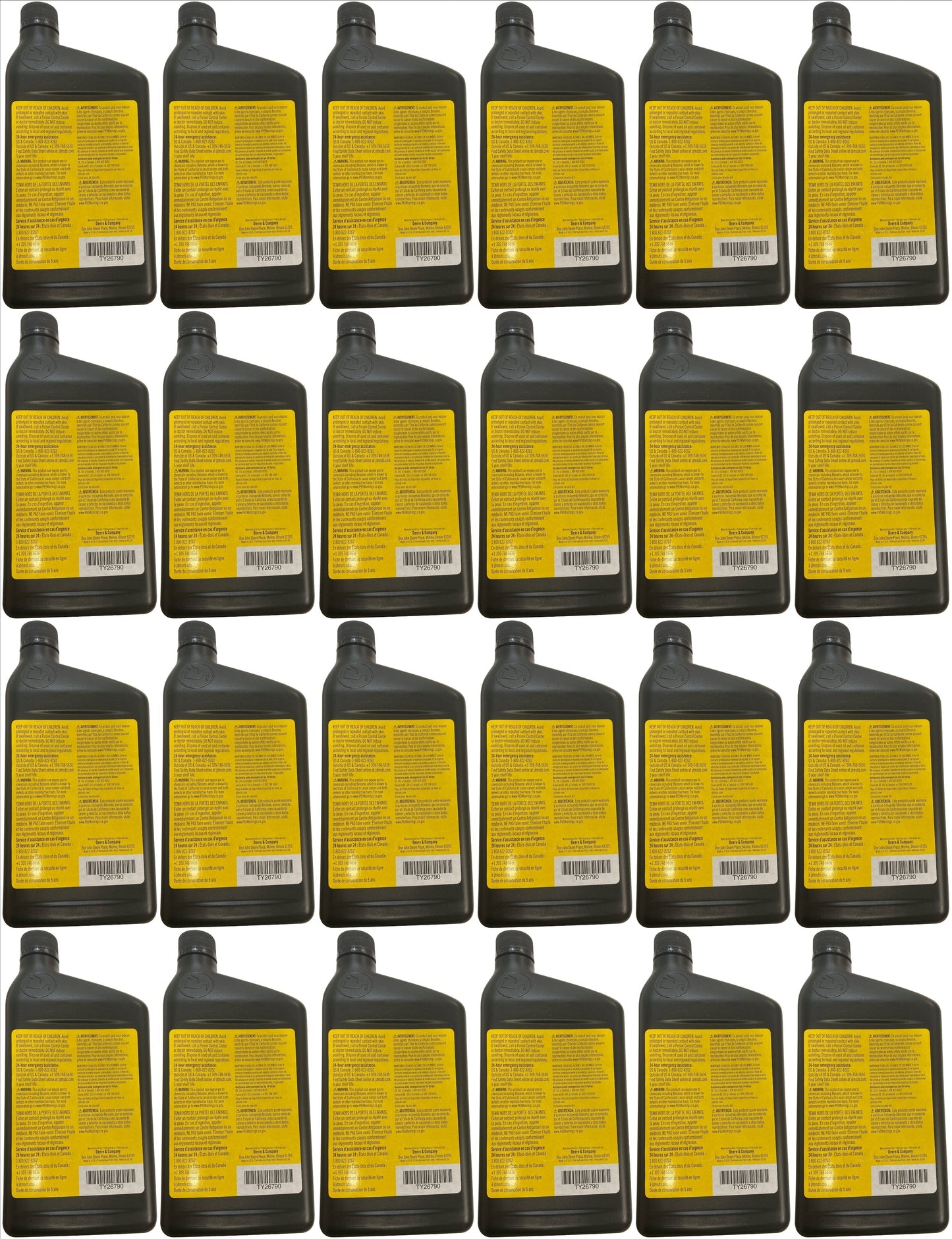 John Deere (24-Pack) Original Equipment 32 oz. SAE 30 Oil - TY26790