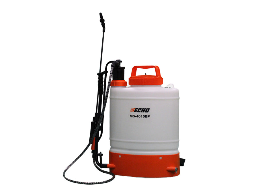 Echo 4-Gallon 90 PSI Backpack Manual Sprayer with 50 in. Nylon Reinforced Hose and 21 in. Fiberglass Wand - MS-4010BP