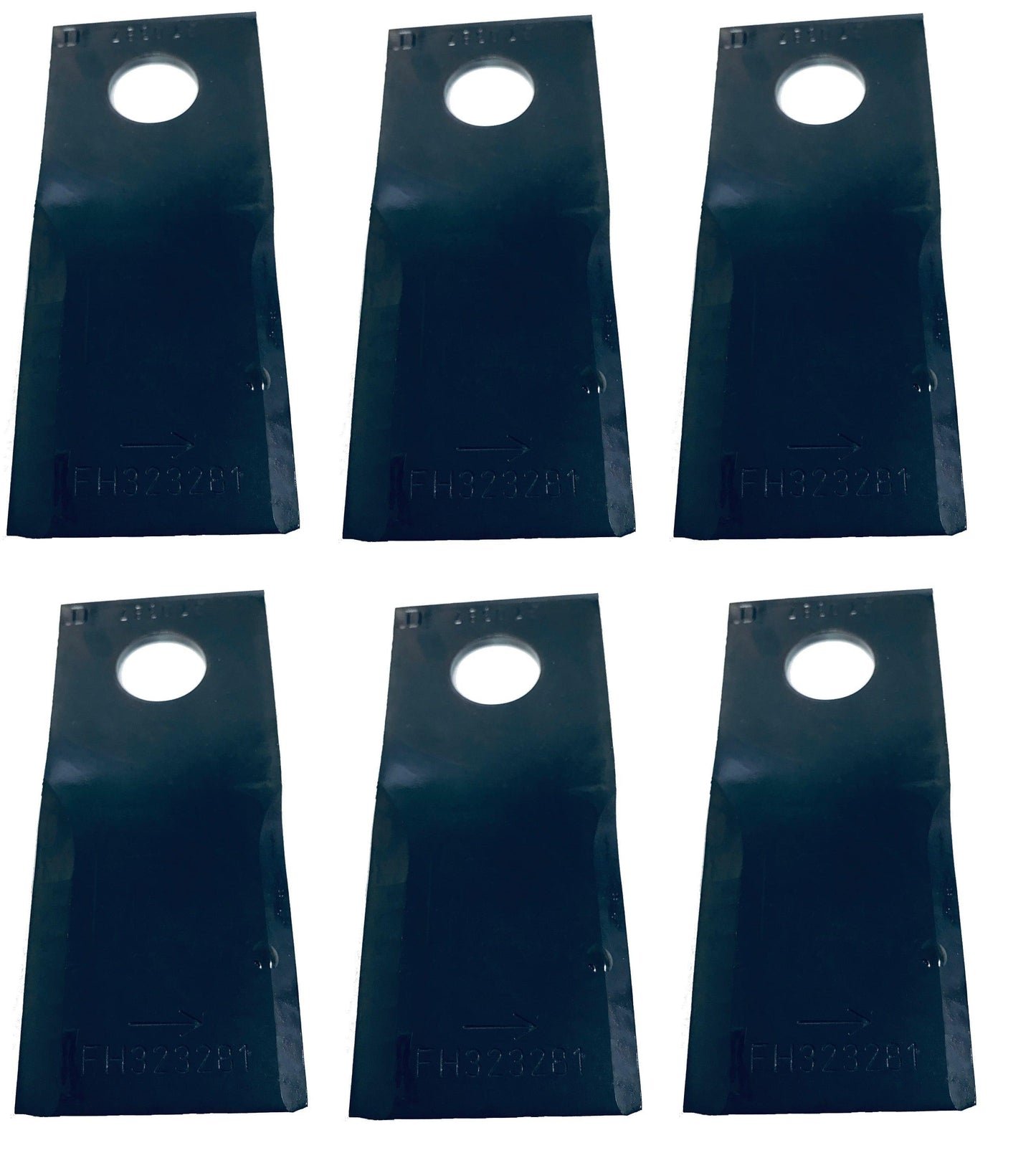 John Deere Original Equipment Mower Blade (Set of 6) - FH323281,6