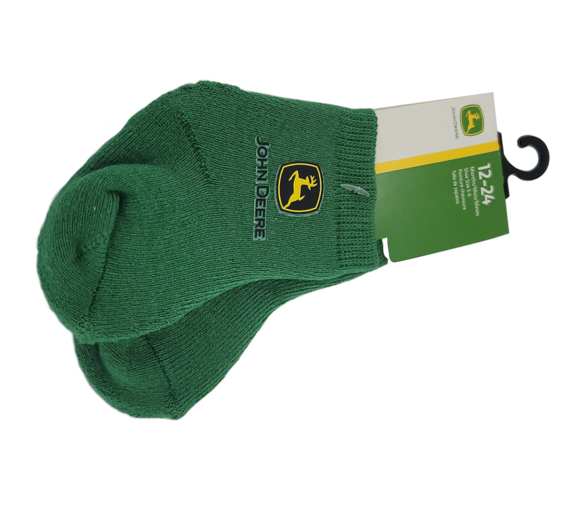 John Deere Logo Infant (12-24M) Crew Sock Green - LP64360