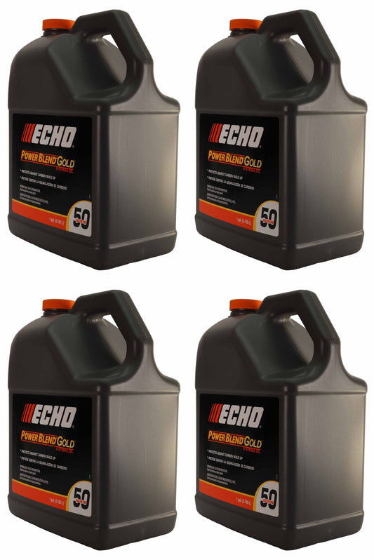 Echo Original Equipment 4-PACK Power Blend Gold Oil Mix 50:1 (1 Gallon Bottle) - 6450050