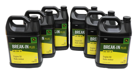 John Deere Original Equipment (6 Gallons) Break-In Plus Engine Oil - TY26661