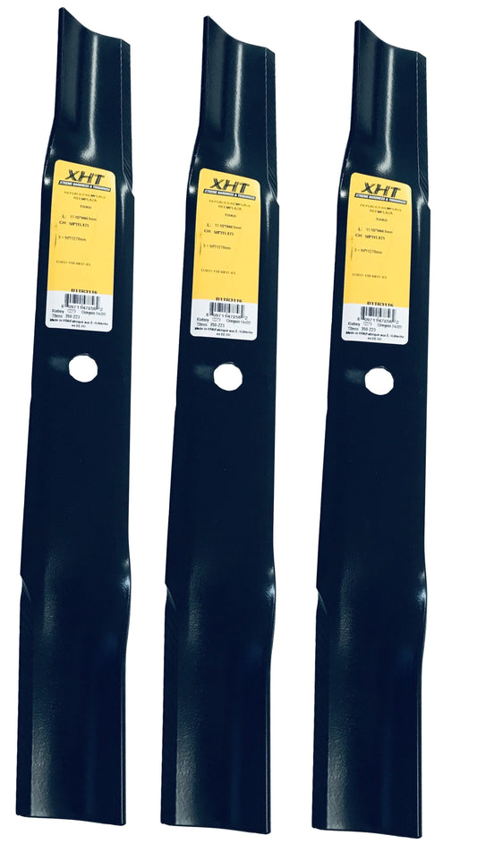 XHT 17-1/2", 2-1/4" Mower Blade (Set of 3) - B1TR3116,3