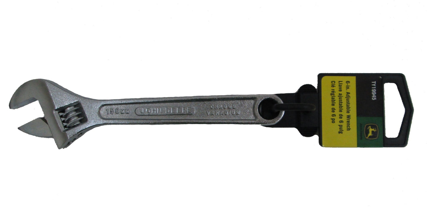John Deere 6-Inch Adjustable Wrench - TY19945