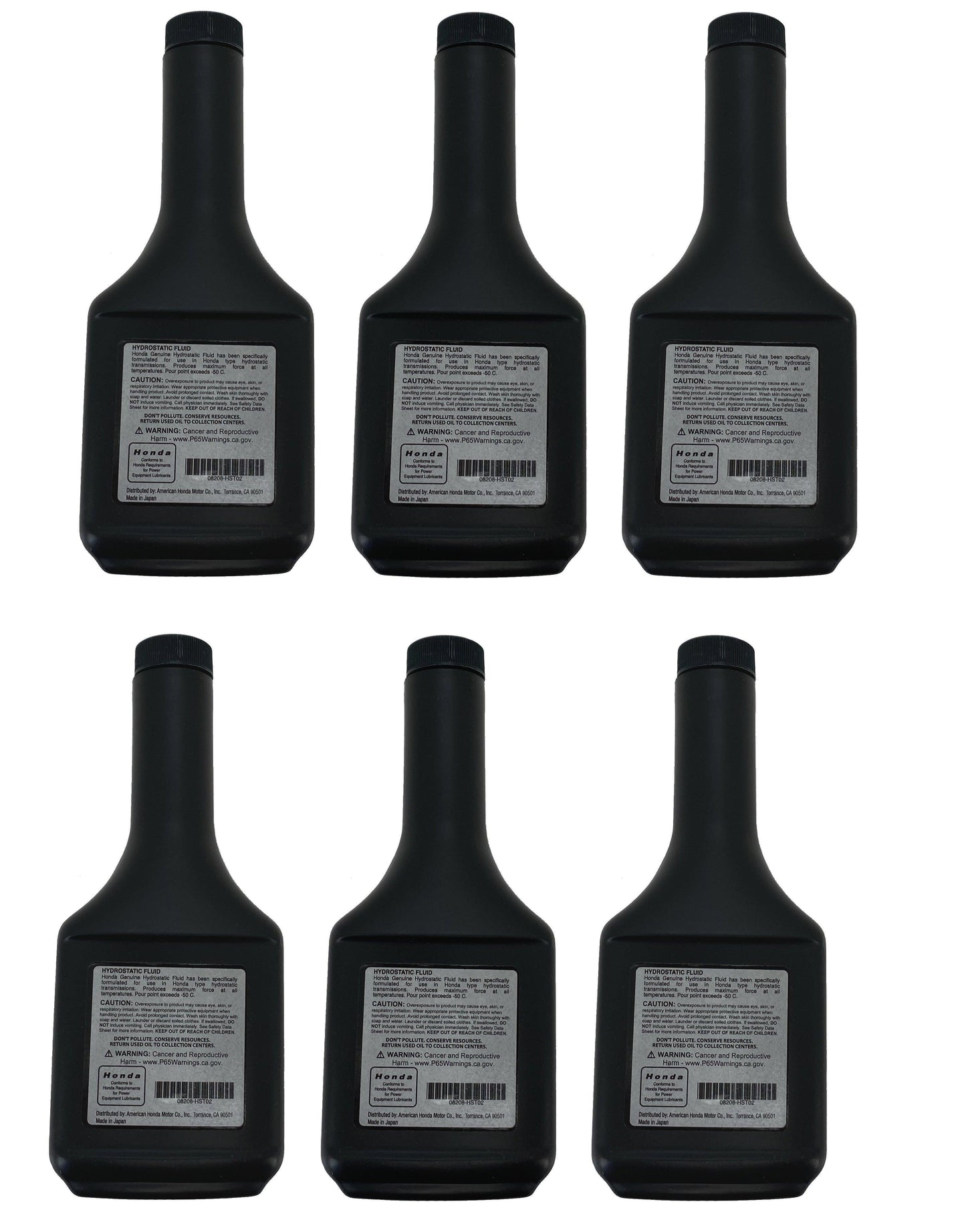 Honda Original Equipment Hydrostatic Fluid (12OZ) 6 Pack - 08208-HST02,6