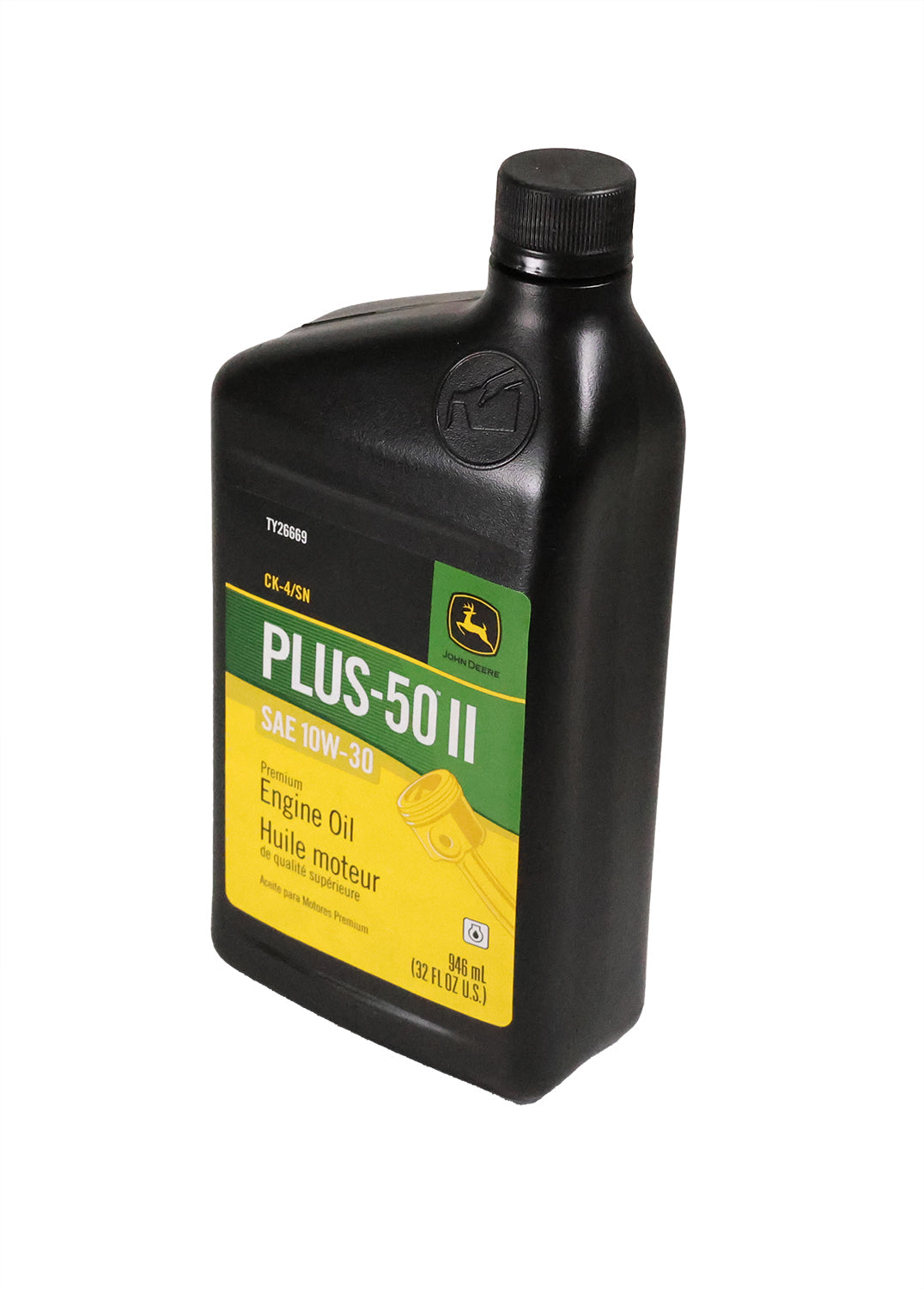 John Deere Original Equipment Plus-50 II SAE 10W-30 Quart Engine Oil - TY26669