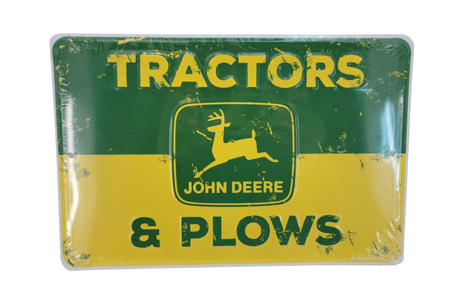 John Deere Tractors & Plows Metal Sign - LP85816