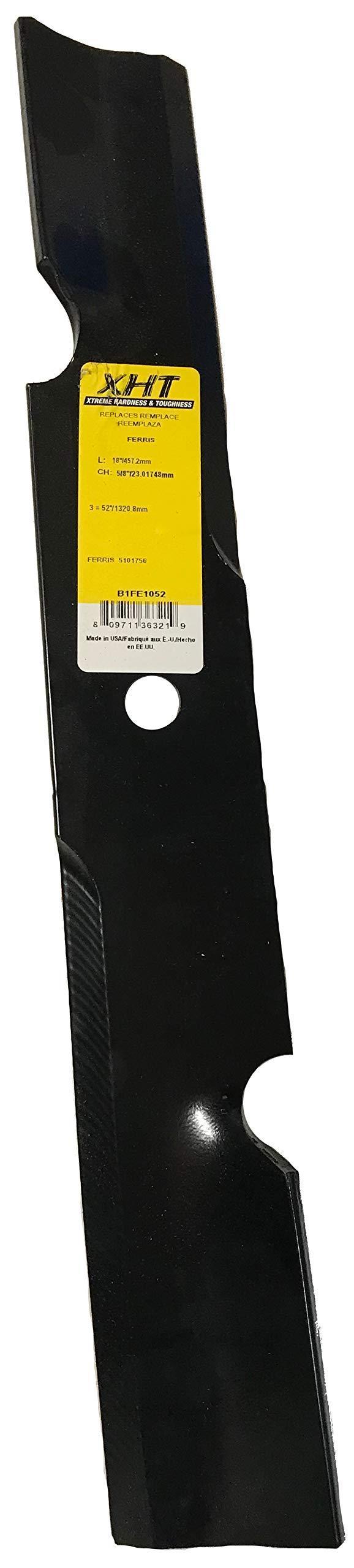 A&I XHT 18", 5/8" Notch Mower Blade (Single) - B1FE1052,1