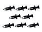 John Deere Original Equipment Rivet 8 Pack - VGA10885