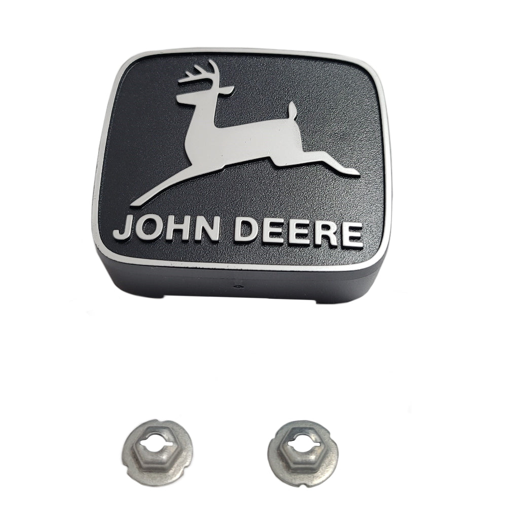 John Deere Original Equipment Medallion with Nuts- M76645A