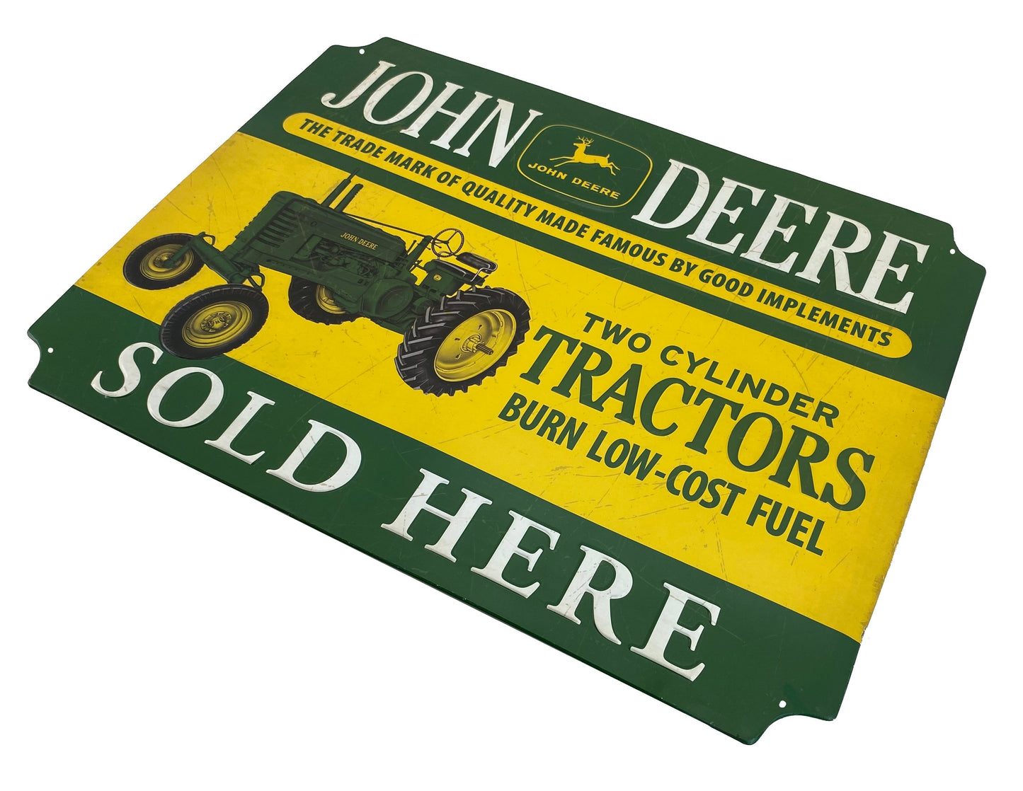 John Deere Tractors Sold Here Metal Sign - LP82986