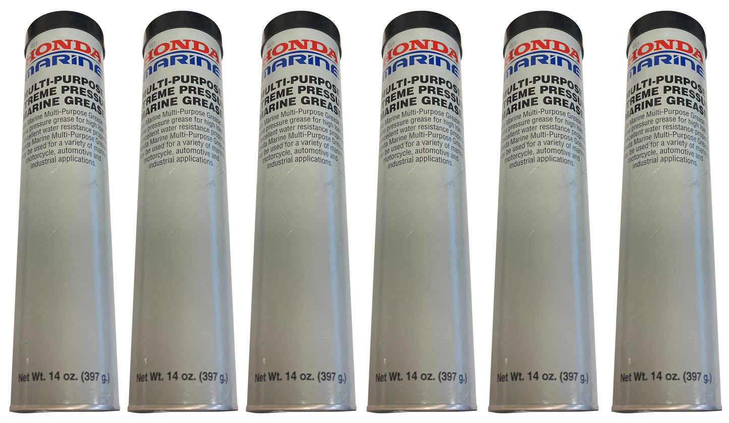 Honda (6-Pack) OEM Multi-Purpose Extreme Pressure Marine Grease - 08734-0003,6