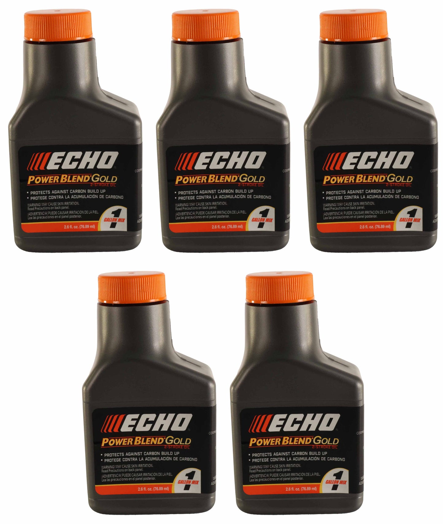 Echo Original Equipment 5-PACK PowerBlend Gold 2.6 Oz. 2-Stroke Engine Oil - 6450000