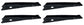 John Deere Original Equipment Tine 4 Pack - M134260