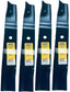 A&I XHT Non-Notched 112111-02 Mower Blade (Set of 4) - B1BC1208,4