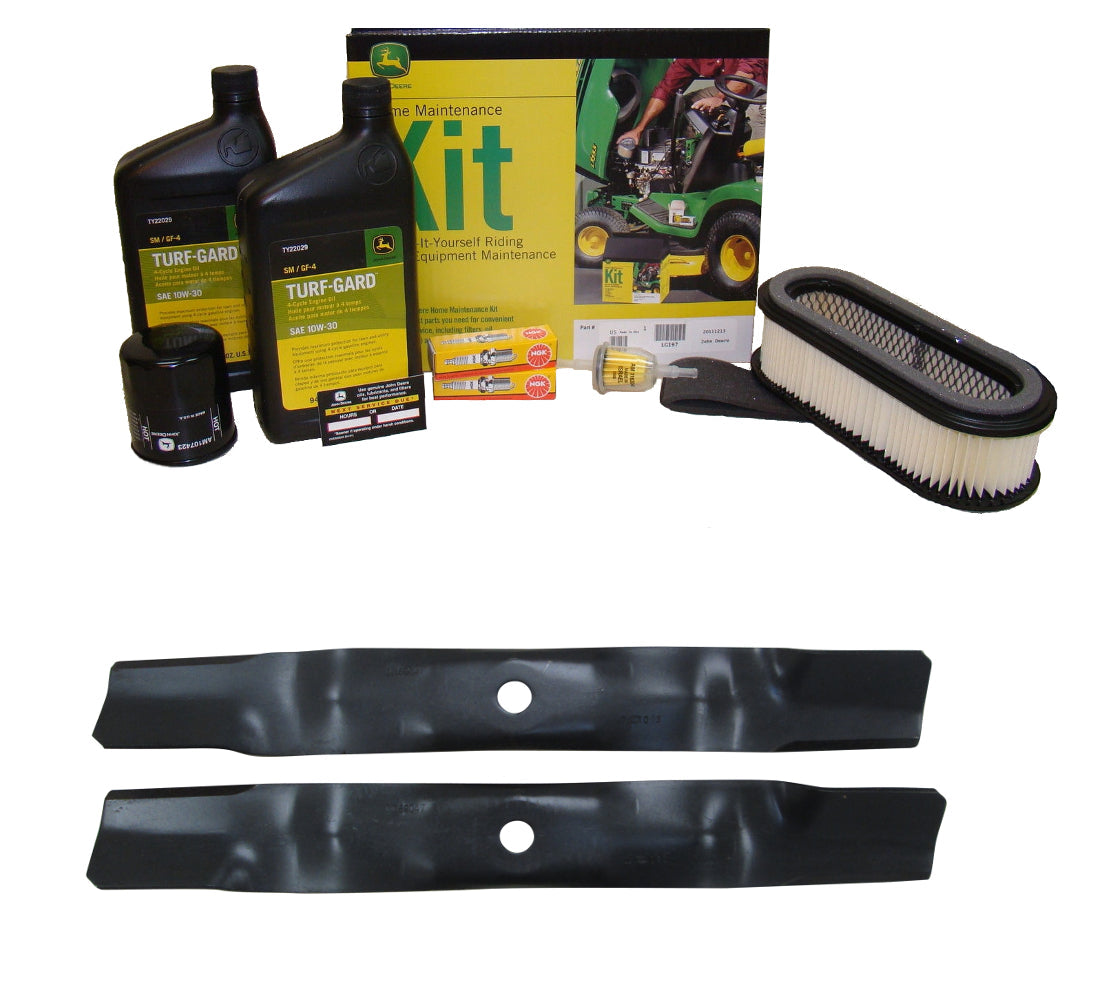 John Deere Original Equipment Model LX279 Maintenance Kit + Highlift Blades, 42C" Mower Deck