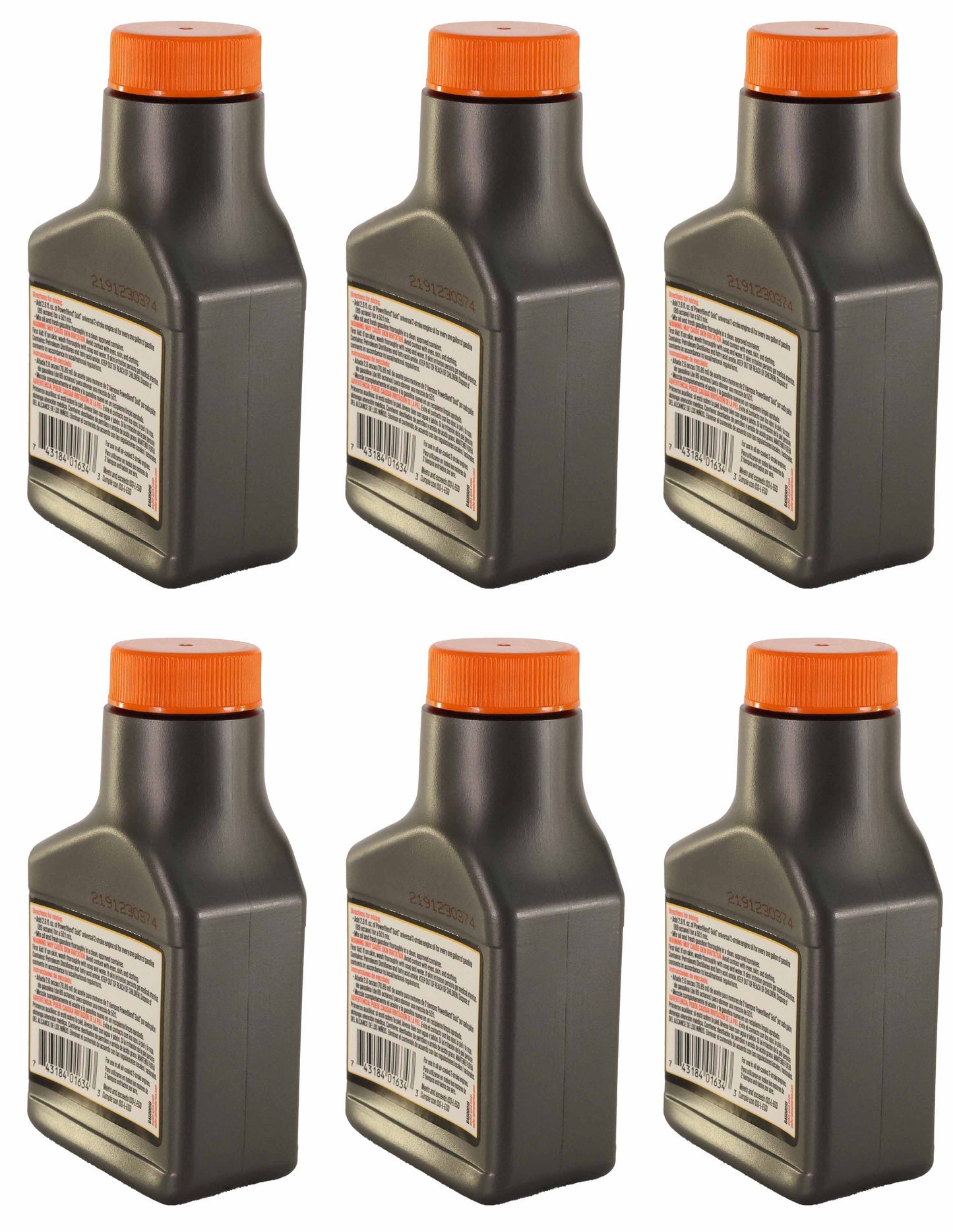 Echo Original Equipment 6-PACK Power Blend Gold Oil Mix 50:1 (2.6 fl oz Bottles) - 6450001