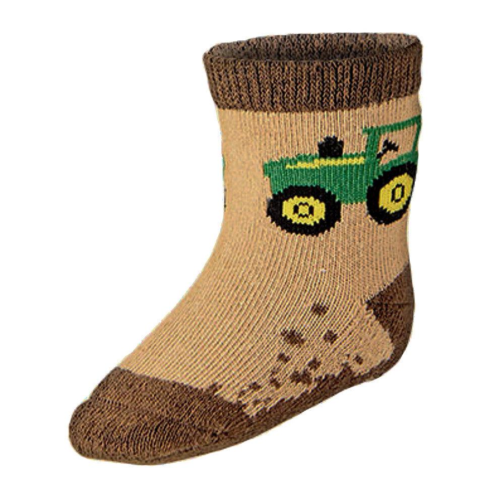 Infant / Toddler John Deere Brown Tractor Socks (6-12M) - LP64367