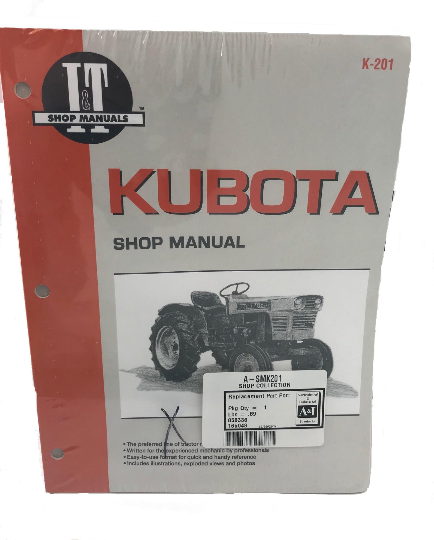 A&I Products Kubota Shop Manual - A-SMK201