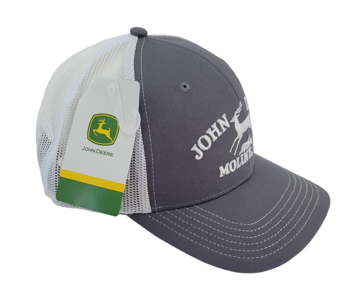 John Deere Moline 112 White Mesh Back Hat/Cap - LP82940