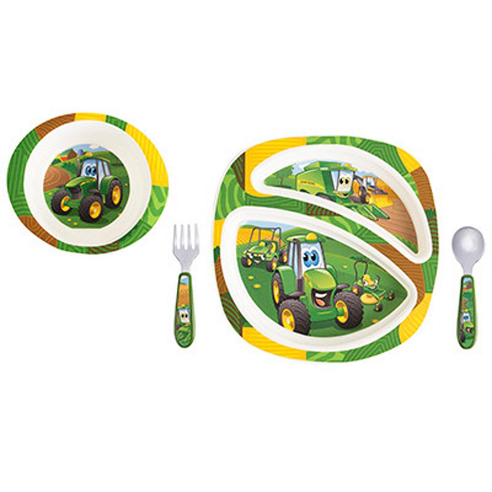 John Deere's Johnny Tractor and Friends Feeding Set 4 Pieces - LP64811