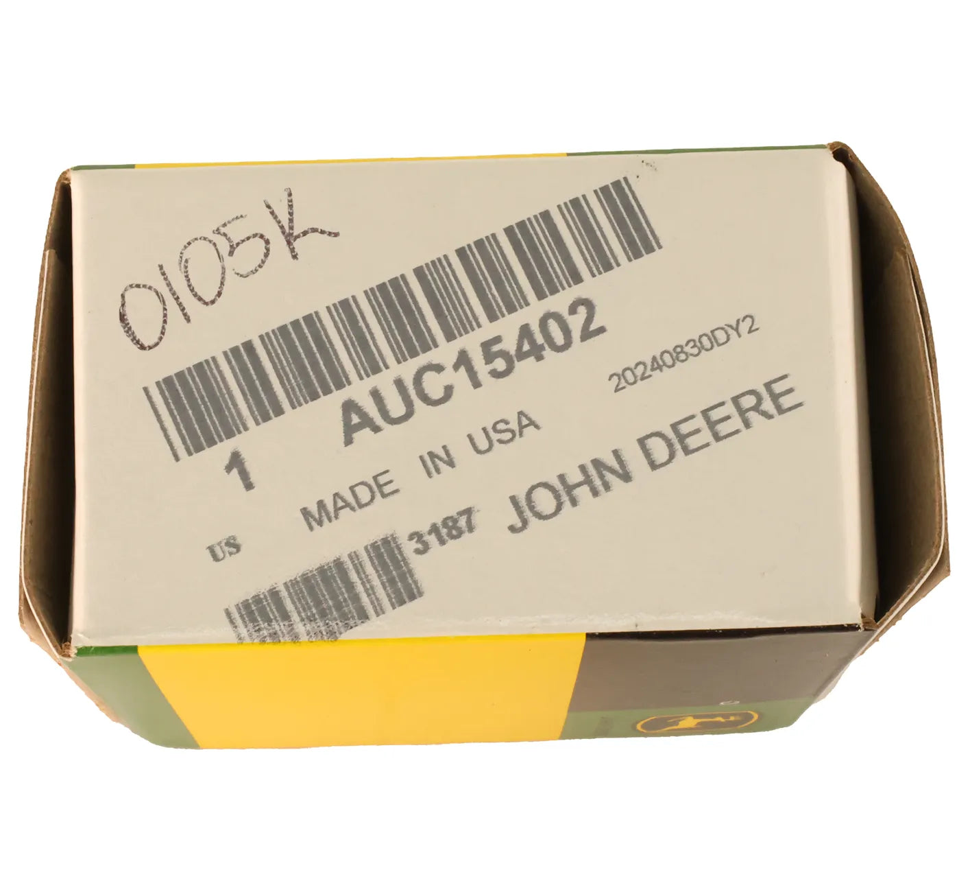 John Deere Original Equipment Rectangular Case Hour Meter Gauge - AUC15402