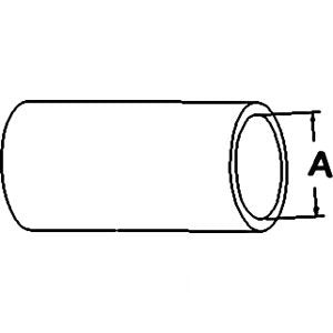 A&I Products Upper Front Radiator Hose - A-31351-18010
