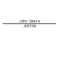John Deere Original Equipment Label - JD5739,1