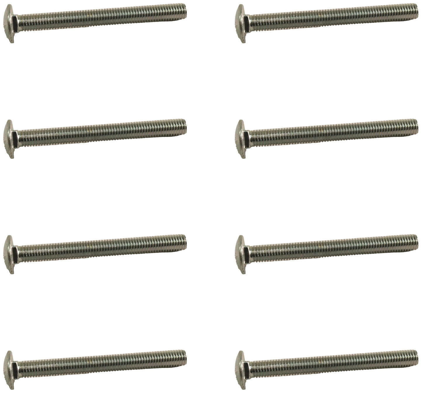 John Deere Original Equipment Round Head Square Neck Bolt, M8 X 80 (8-PACK) - 03M7267