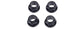 Sunbelt Hex Flanged Bushing (Quantity of Four) - B1MT11,4