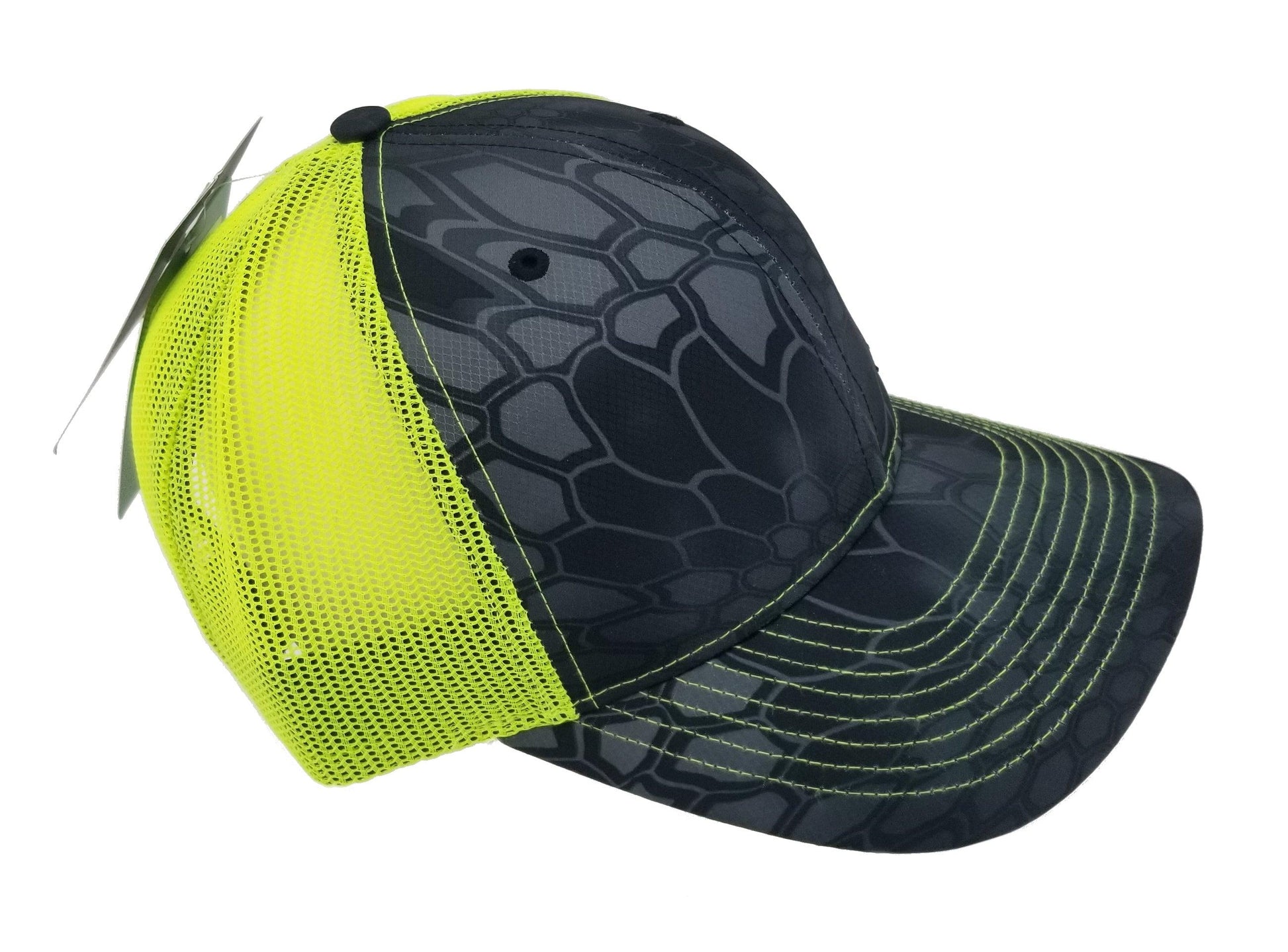 Neon mesh store back caps