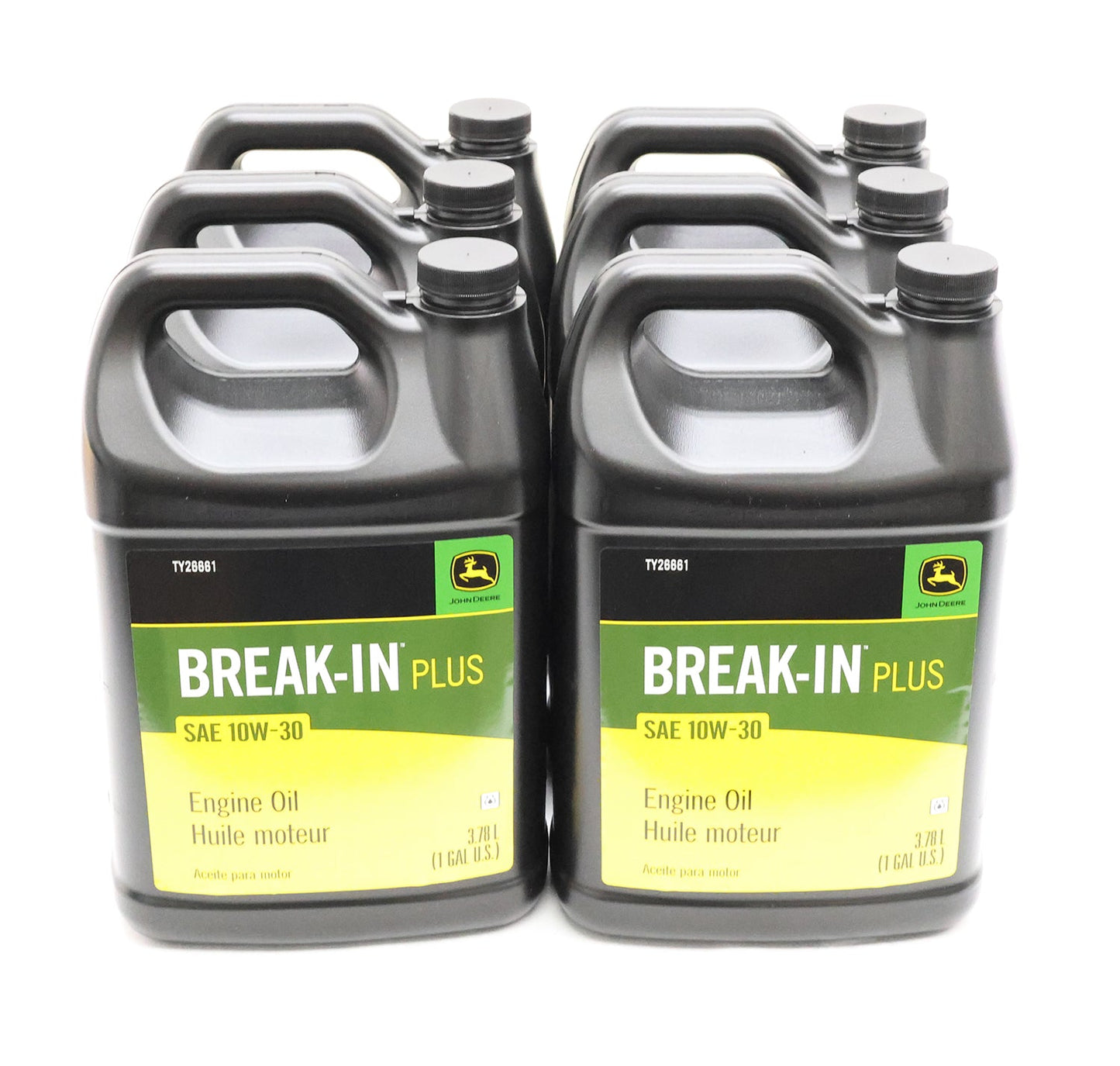 John Deere Original Equipment (6 Gallons) Break-In Plus Engine Oil - TY26661