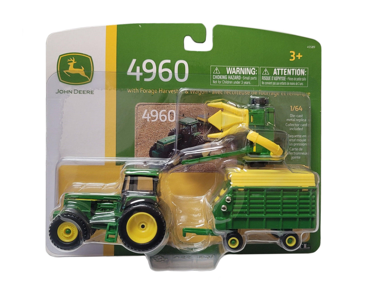 1/64 John Deere 4960 Tractor w/ Forage Harvester & Wagon - LP67313