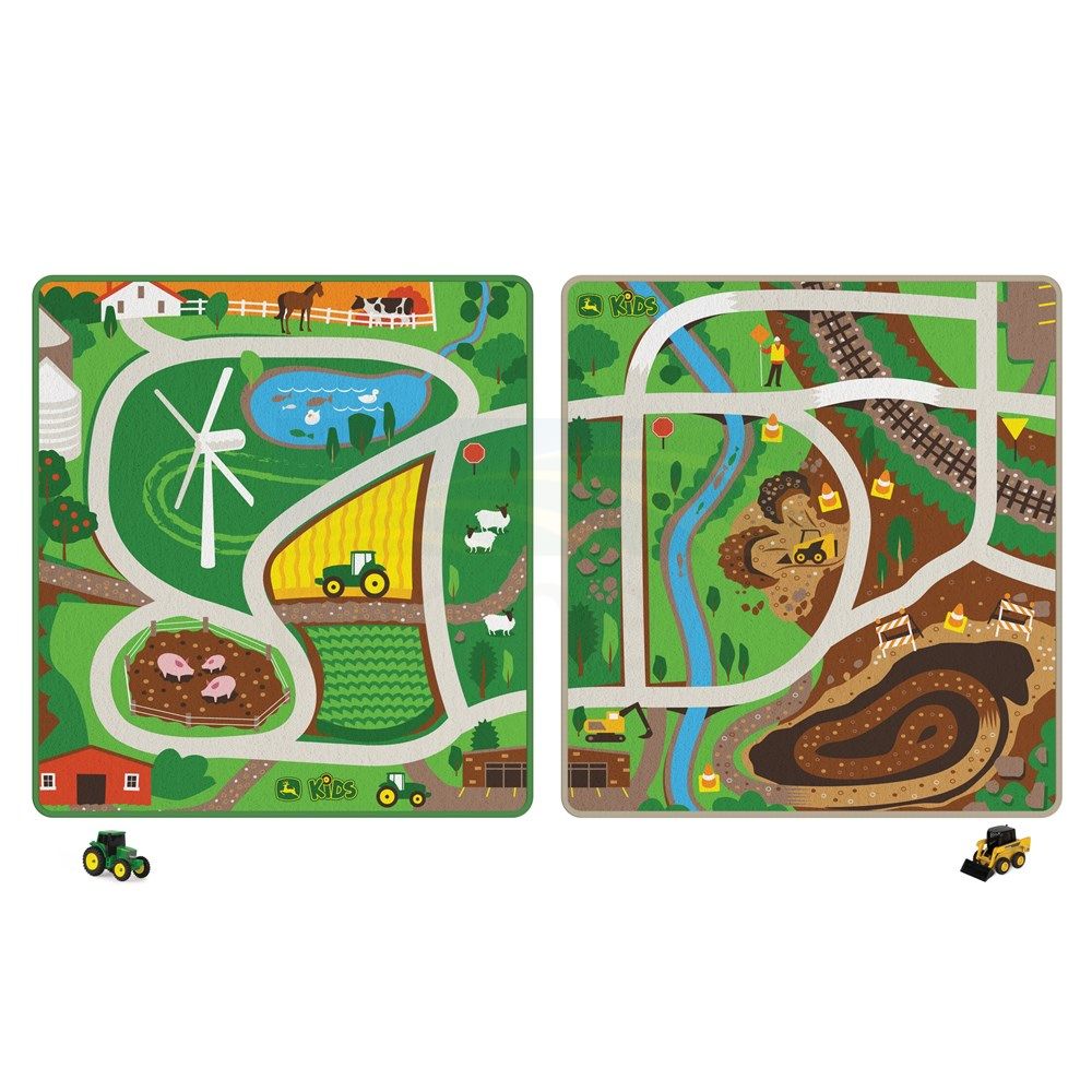 John Deere Farm & Construction Floor Mat Set - LP84431A