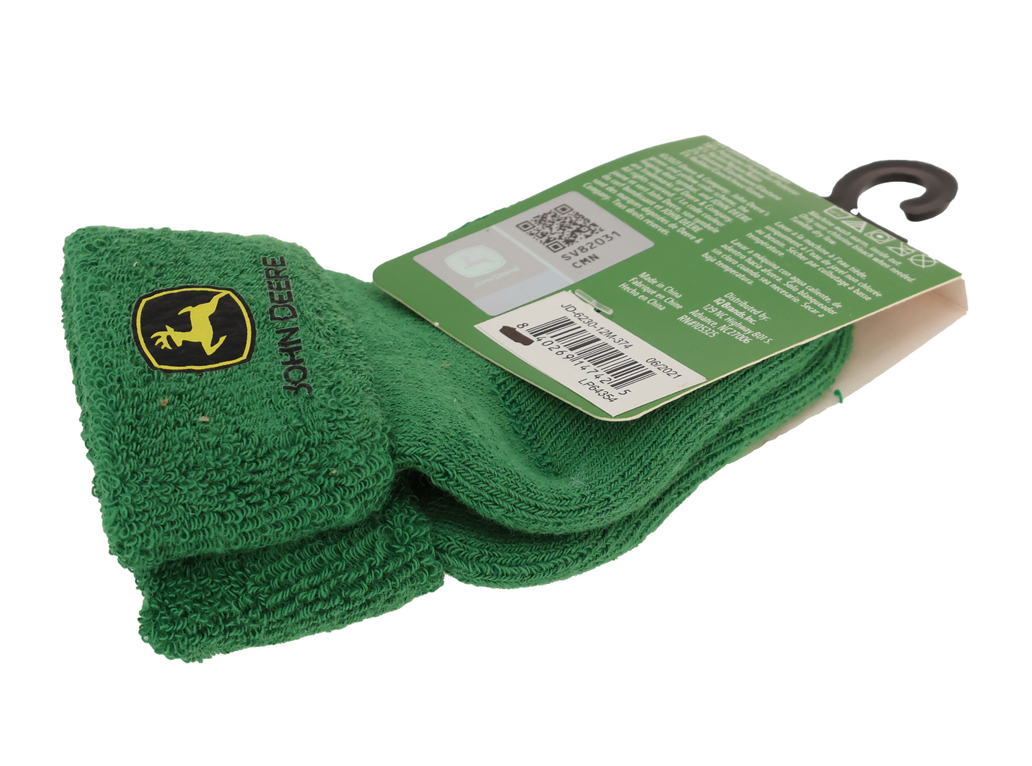 John Deere Green Infant Bootie Sock - LP64354