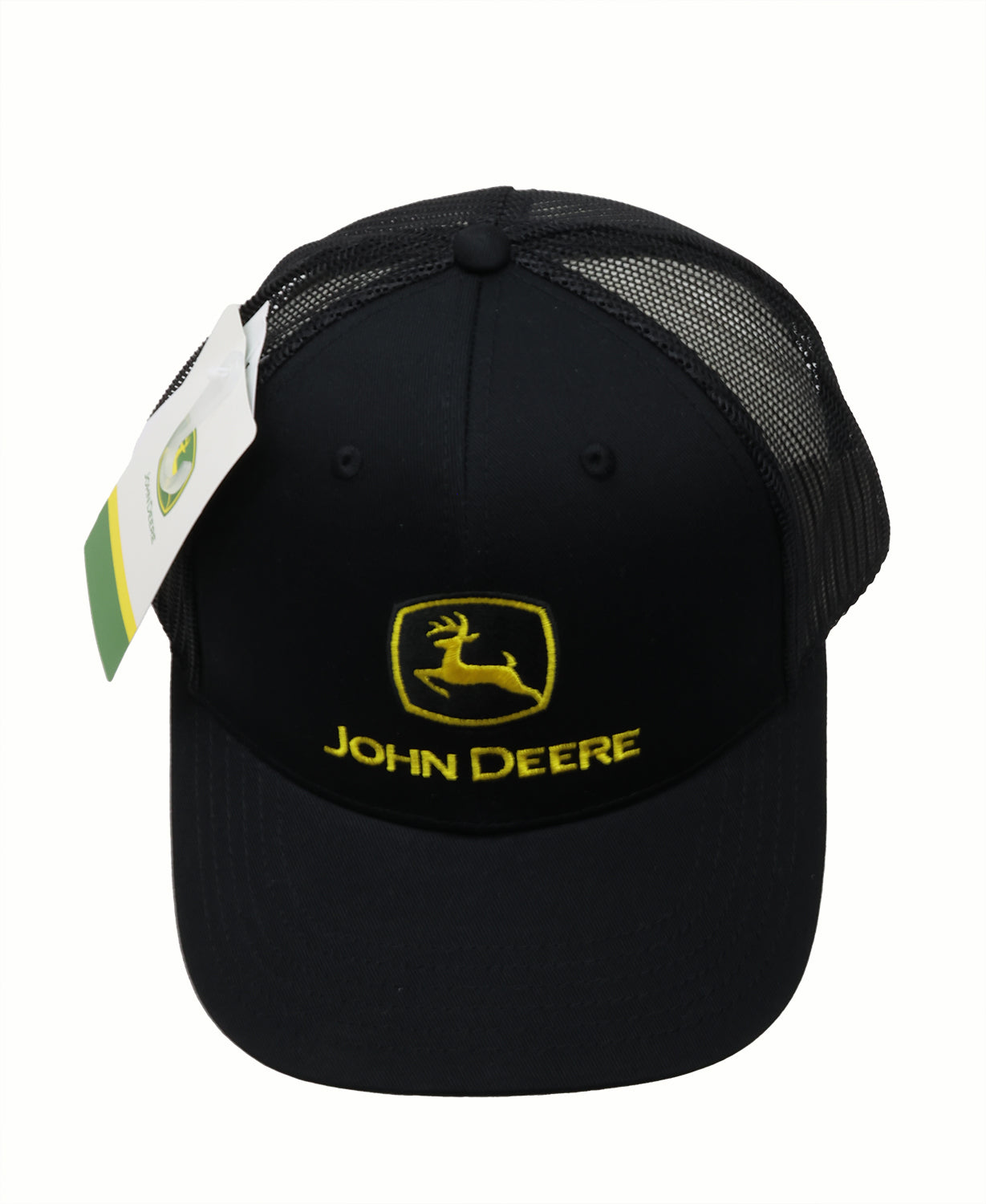 John Deere Men's Black with Construction Logo Embro Cap/Hat - LP86108