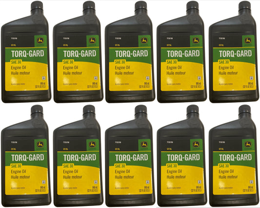 John Deere (10-Pack) Original Equipment 32 oz. SAE 30 Oil - TY26790