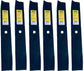 A&I XHT 17", 5/8" Mower Blade (Set of 6) - B1DC1500,6