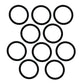 John Deere Original Equipment O-Ring 10 Pack - T77932