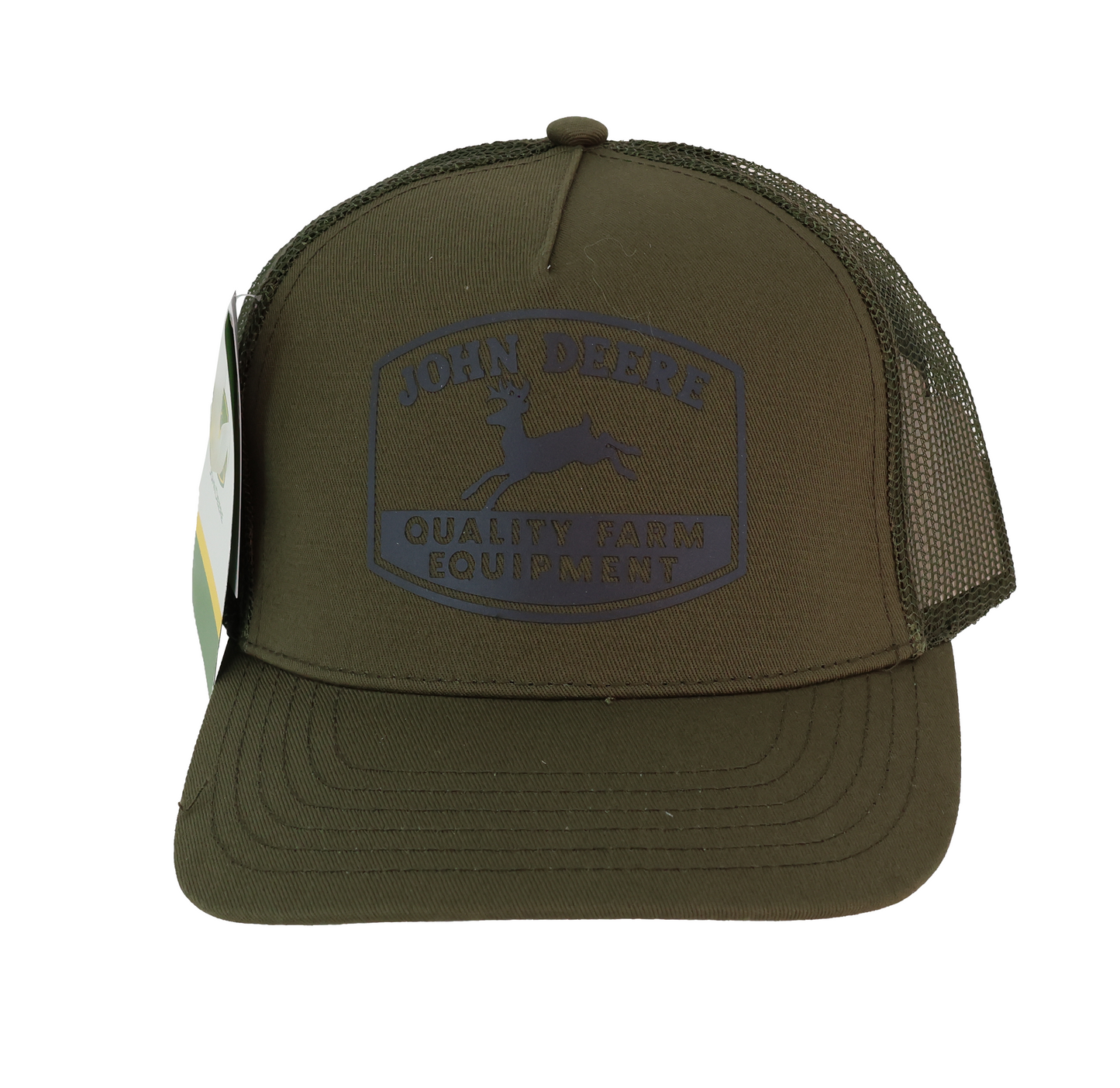 John Deere Olive Vintage Cotton Trucker Hat - LP83272