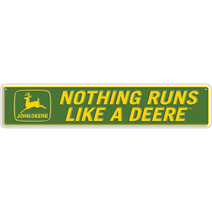 John Deere "Nothing Runs Like A Deere" Rectangle Metal Sign - LP85829