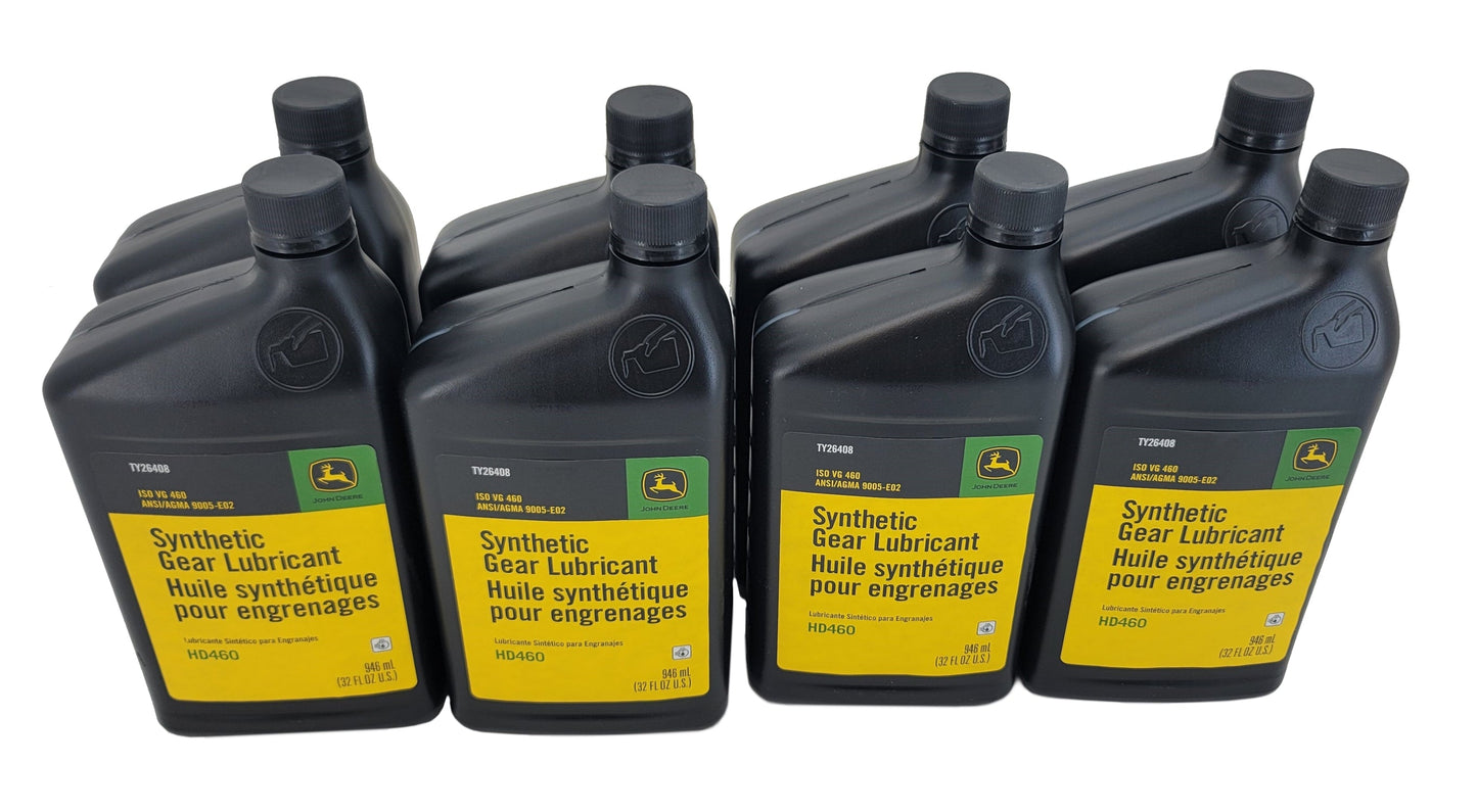 John Deere (8 PACK) Original Equipment Synthetic Gear Lubricant - TY26408