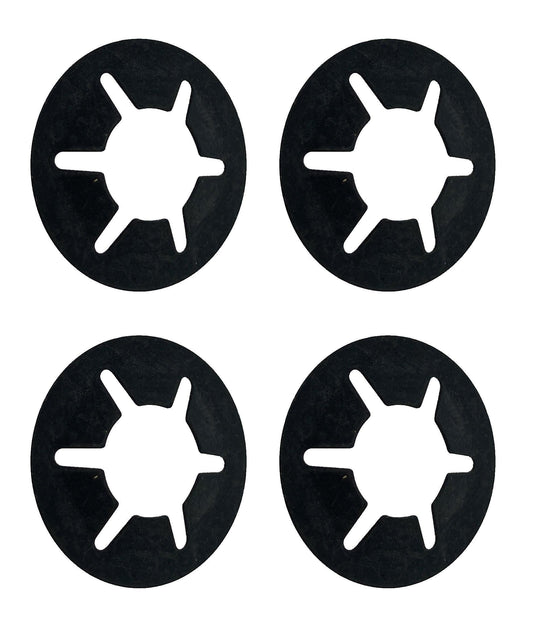 John Deere GX20141 push nut, 4-pack, front angle