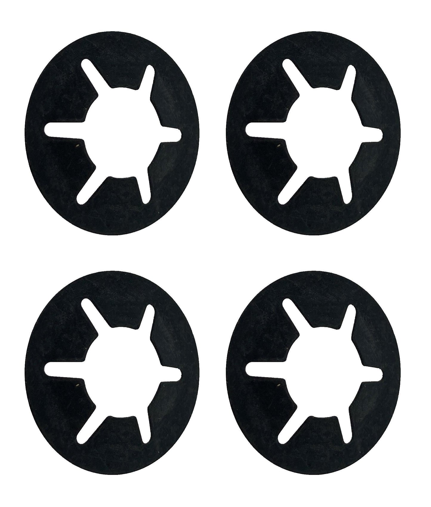 Side profile of John Deere GX20141 push nut, 4-pack